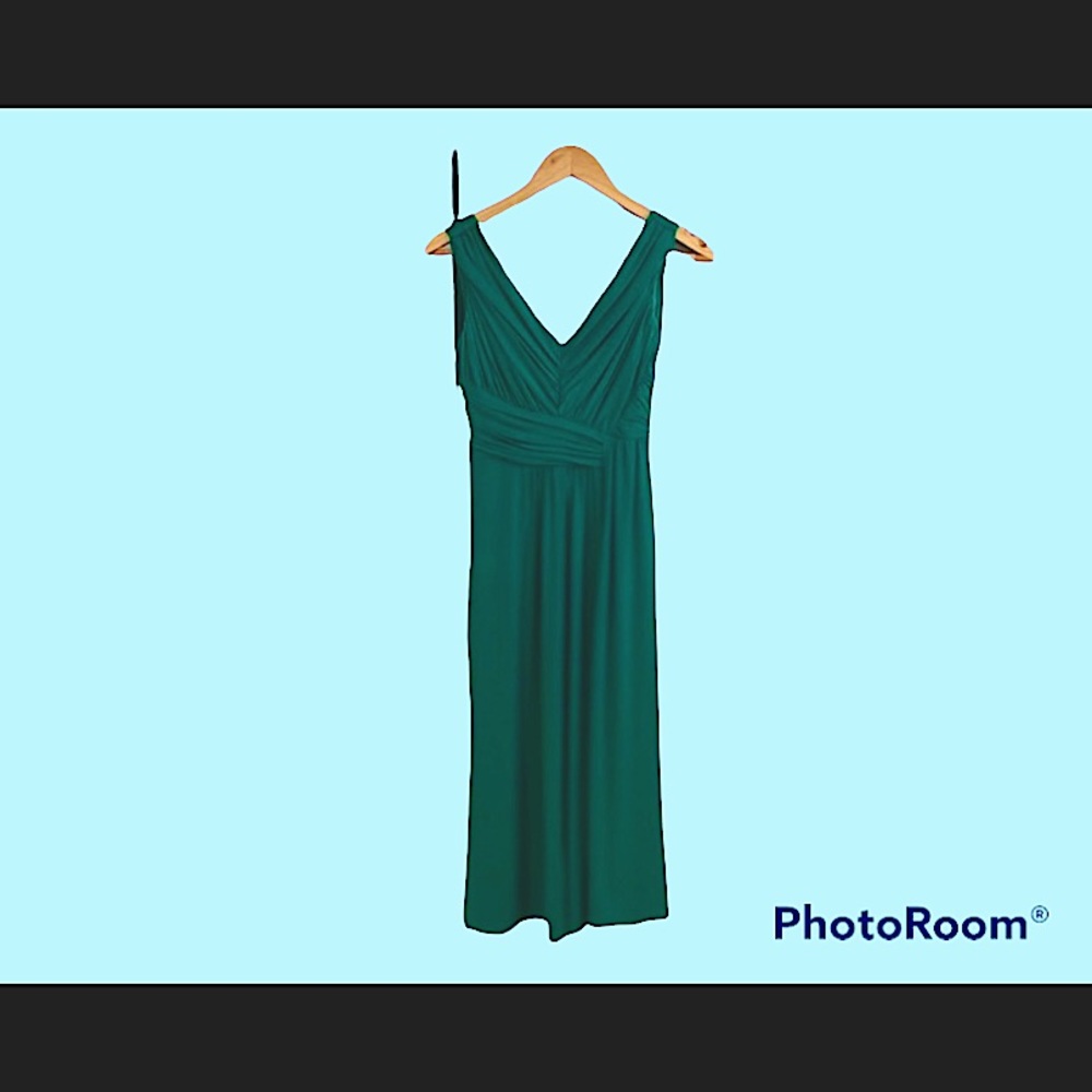 Beautiful Emerald green dress.